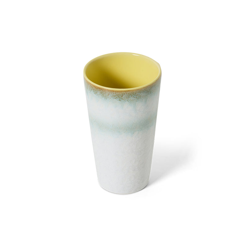 HK Living 70's ceramics latte mug, Petal