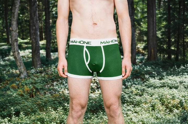 MÄHÖNE miesten bokserit Green/White