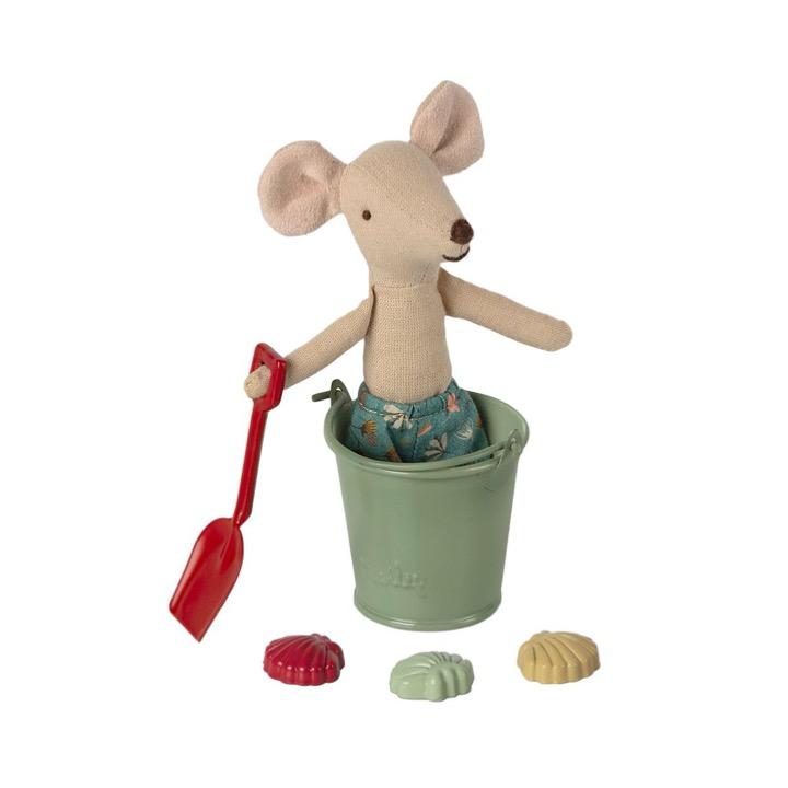 Maileg Beach Set Shovel, Bucket & Shells