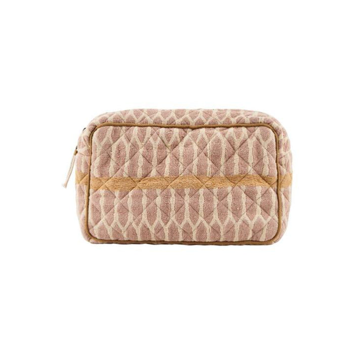 Meraki Make up bag, Mustard/Terracotta/Sand