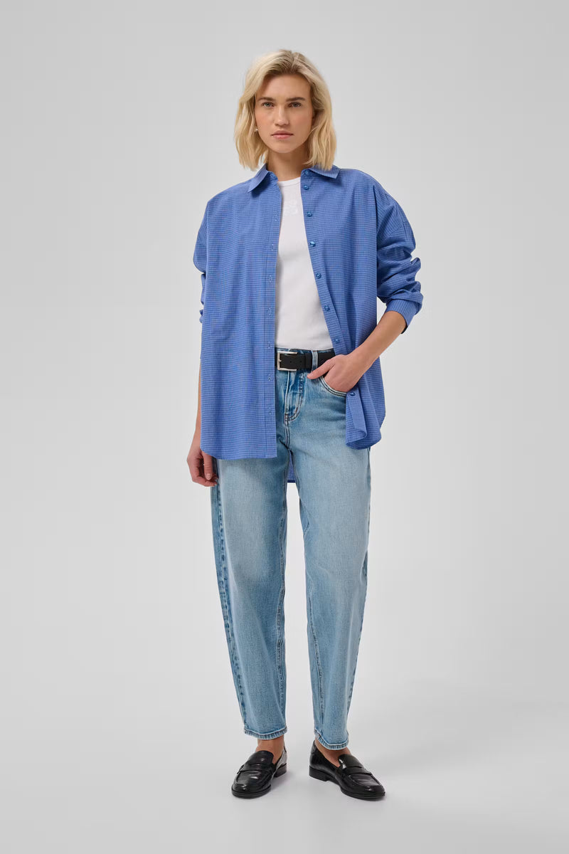 Ilse Boxy paita, Clear Blue Check
