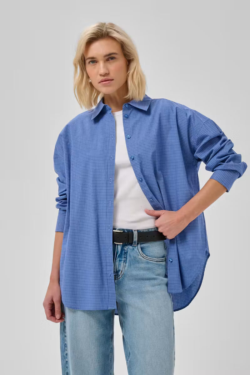 Ilse Boxy paita, Clear Blue Check