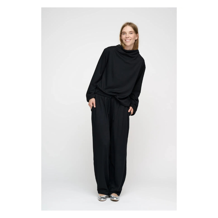 Sylvie viskoosipaita, black