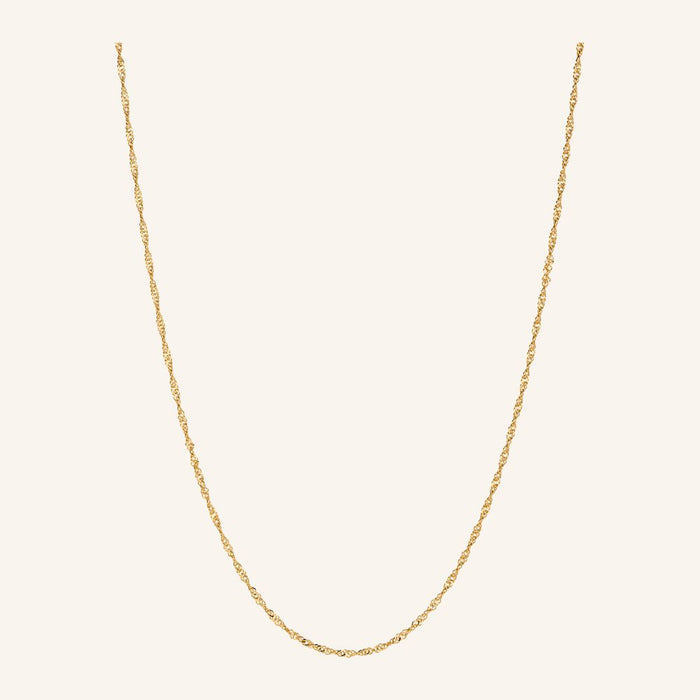 Pernille Corydon Singapore kaulaketju, kulta