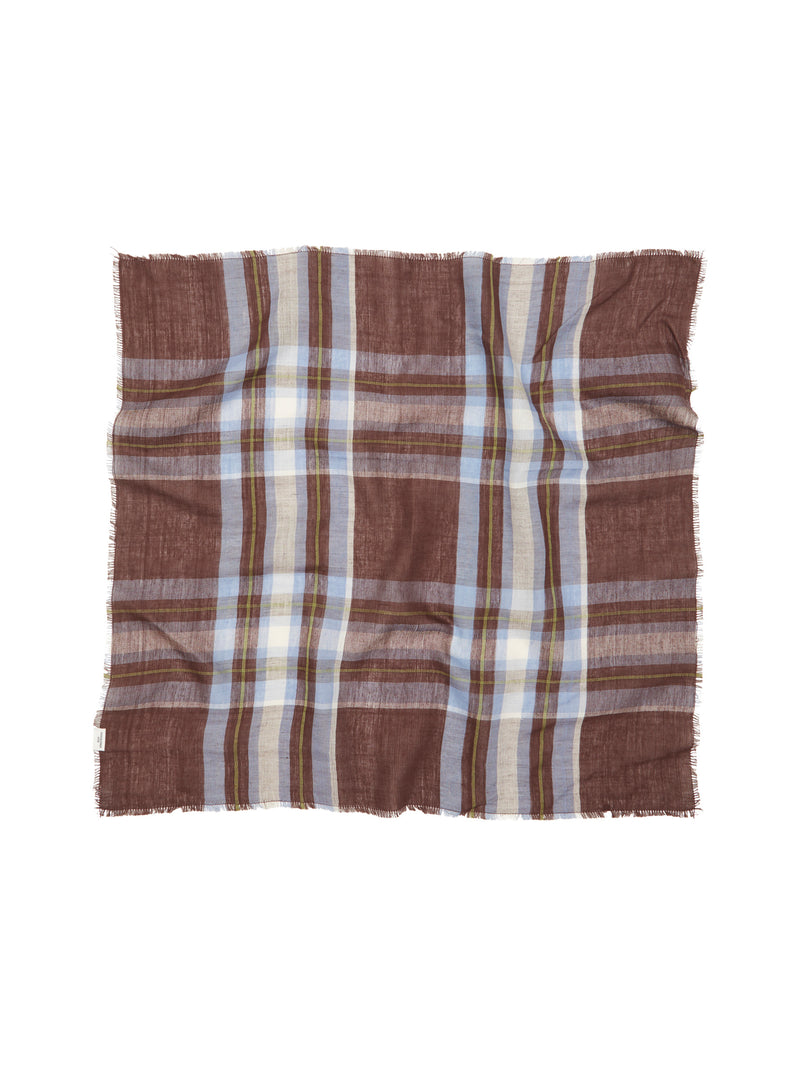 Becksöndergaard Plaidia Cowea huivi, Cappuccino Brown