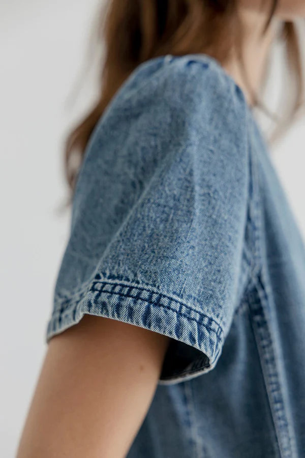 Project AJ117 Copenhagen Jennie farkkumekko, indigo