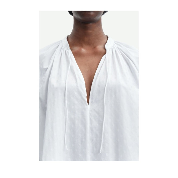 Samsoe Samsoe Leia Blouse Paitapusero, White