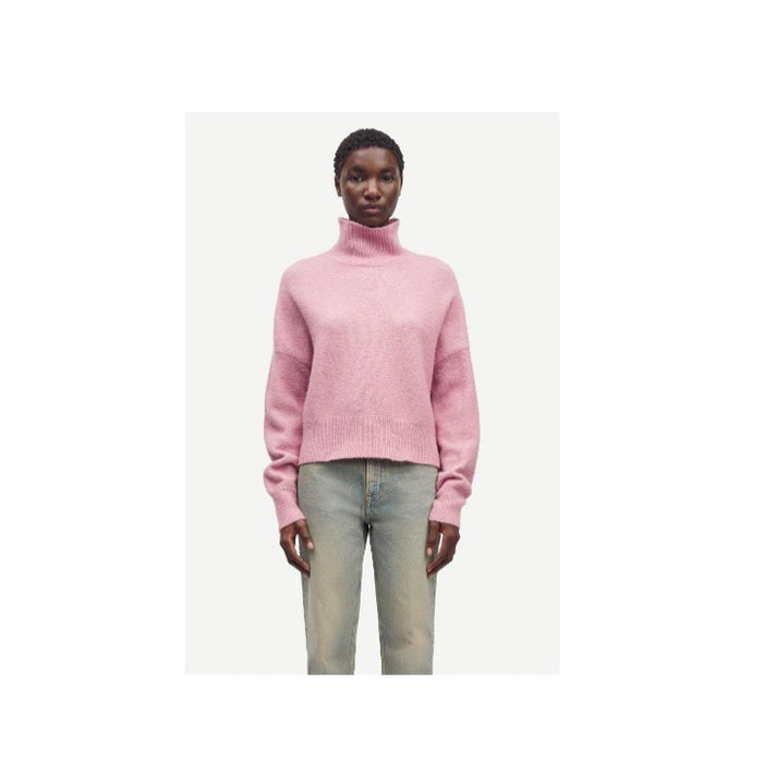 Samsoe Samsoe Nola turtleneck neule, woodrose