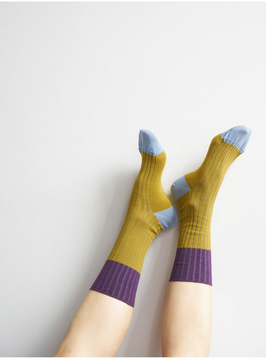 Yvette-puuvillasukat, savora