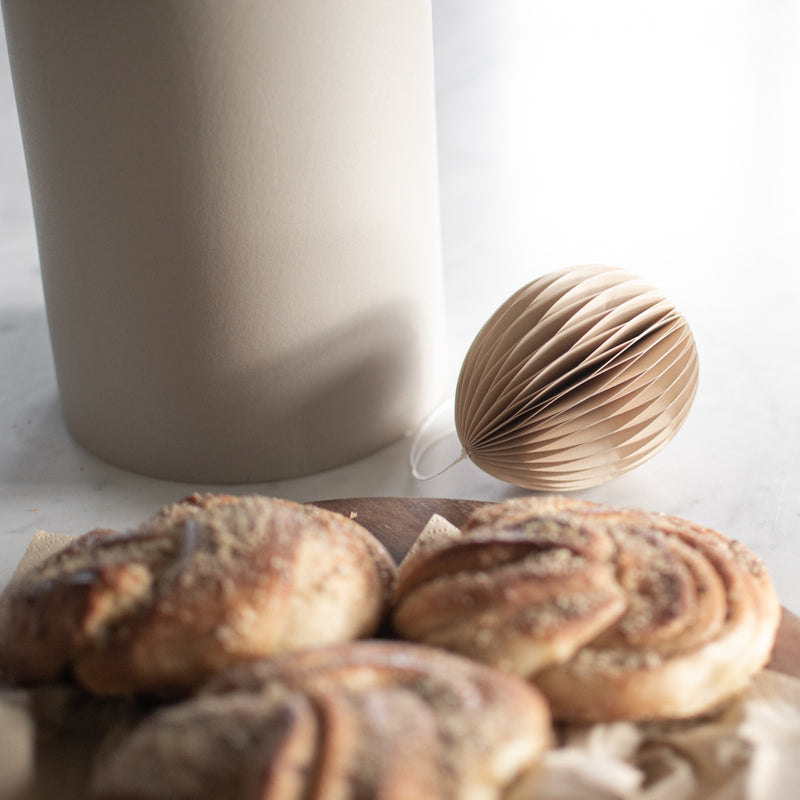 Ovoid paperikoriste large, sand