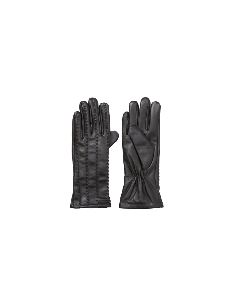 Becksöndergaard Tack Leather Glove nahkakäsineet, Black