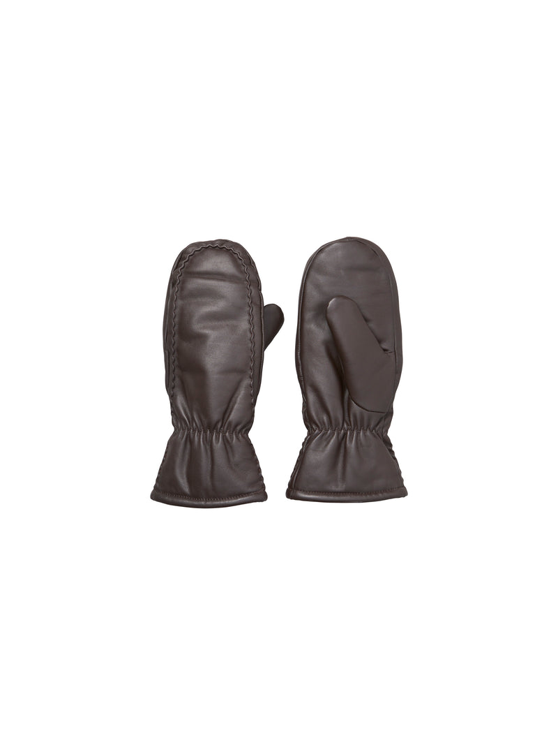 Becksöndergaard Tack Leather Mitten nahkarukkaset, Hot Fudge Brown