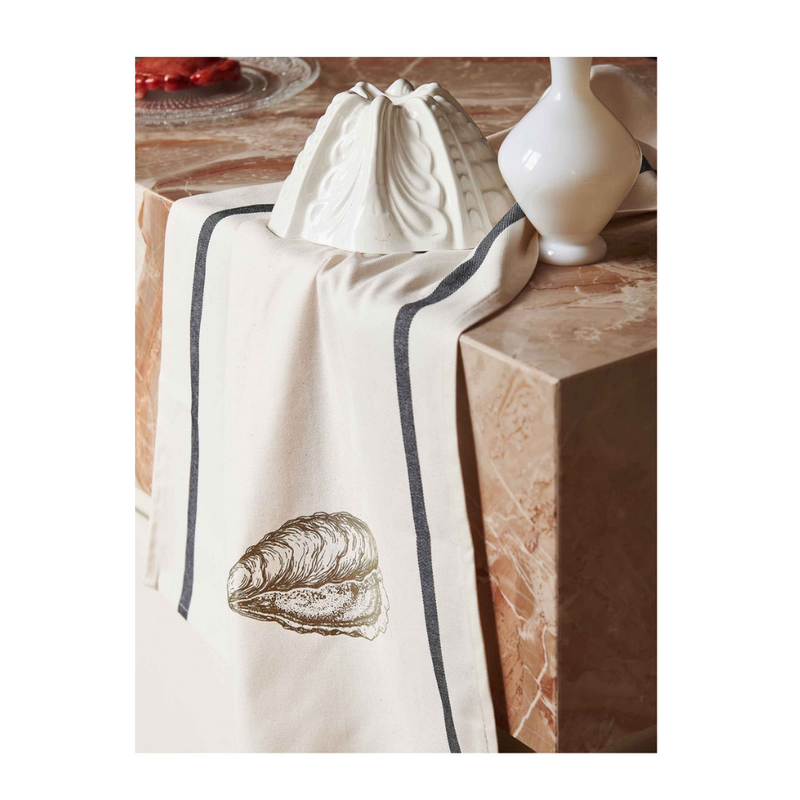 La Cerise sur le gâteau keittiöpyyhe, oyster