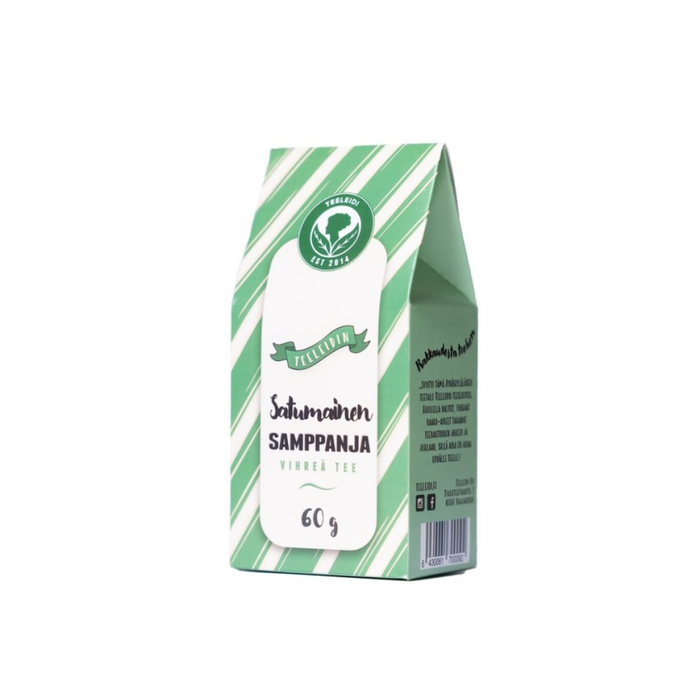 Satumainen sampanja vihreä irtotee