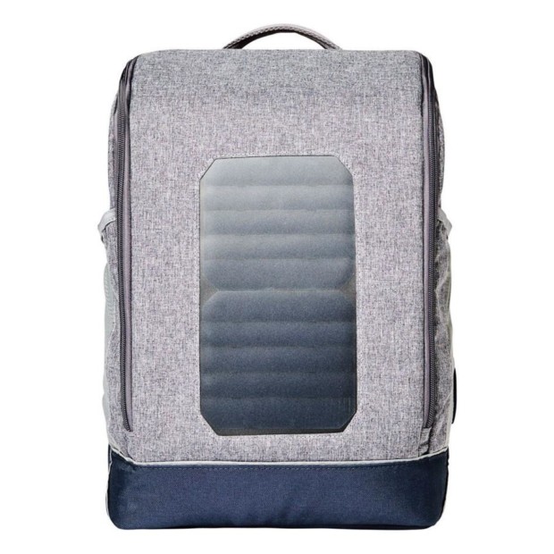 Knowledge Cotton Apparel Solar Backpack Big Monument Grey Mix